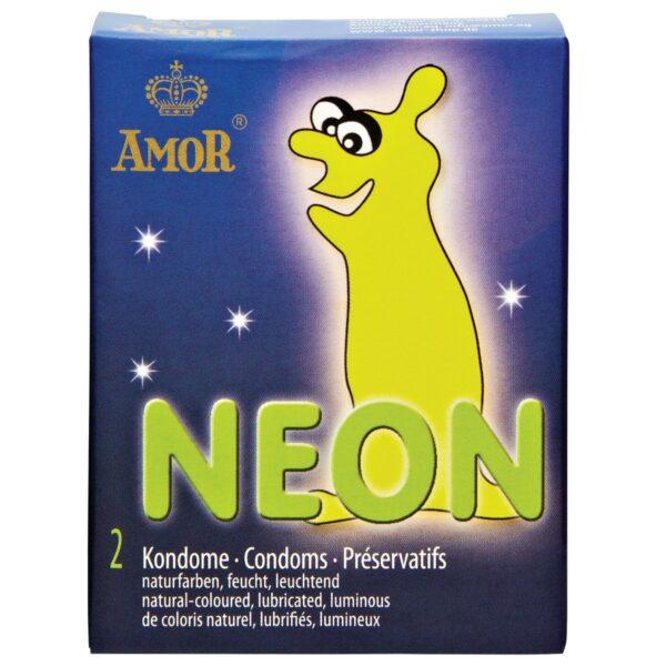 Amor-Neon-φωσφοριζέ προφυλακτικά